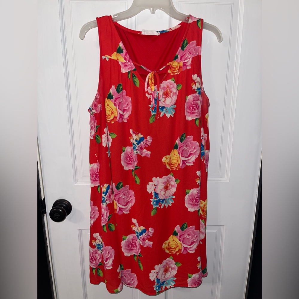 Peach Love | Red Dress